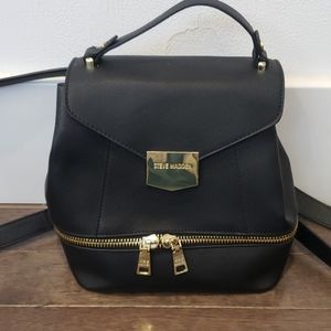 Steve madden black backpack